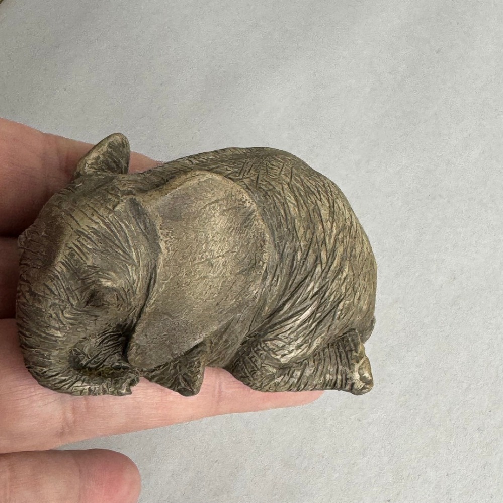 Sandicast Lil Snoozer Elephant Figurine 1989 S Brue Handcast Hand-painted